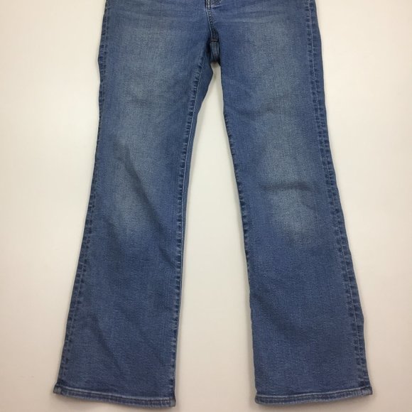 MADEWELL Medium/Light Wash 5 Pocket Logo Hardware Cali Demi Boot Jeans - Picture 7 of 15